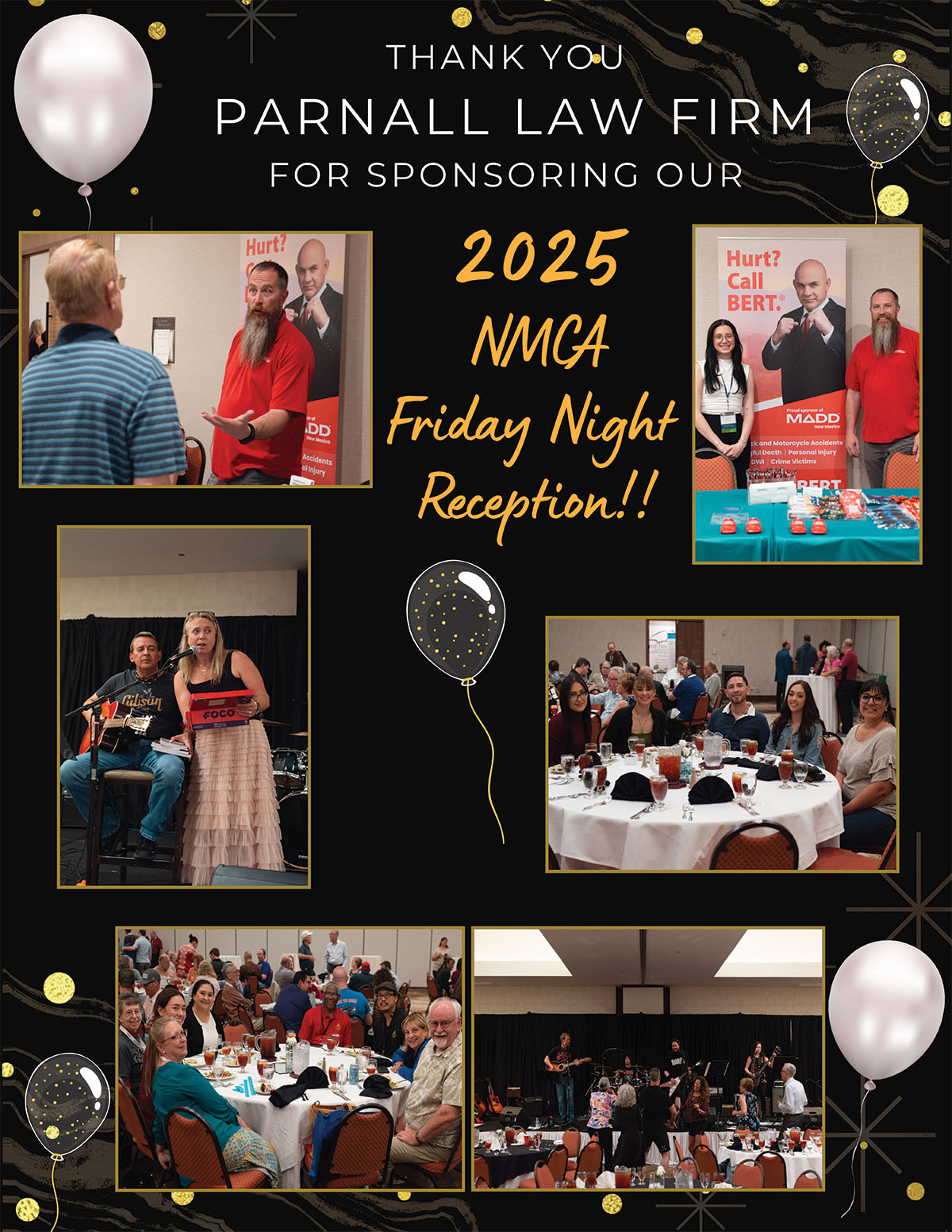 NMCA Friday Night Reception Flyer