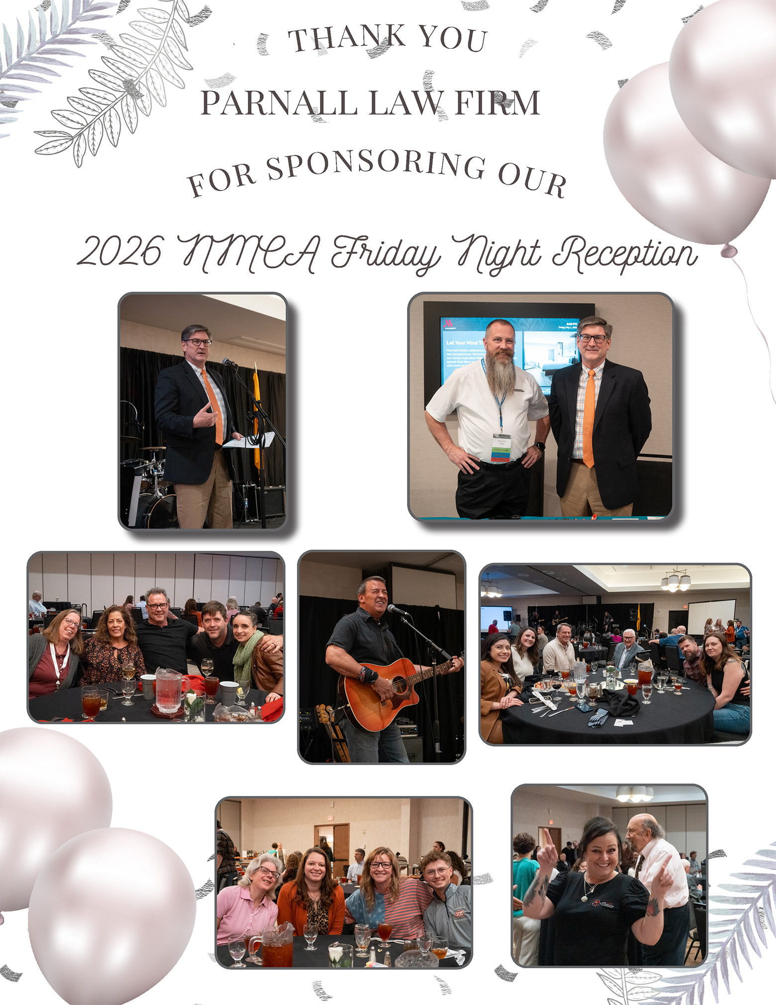 NMCA Friday Night Reception Flyer 2026